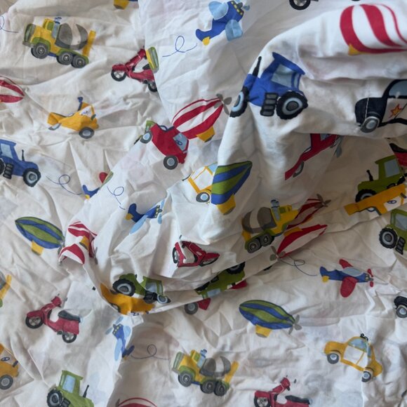 📌Dream Factory Trucks Tractors Cars 5-pc. Comforter Set  Boys & Girls Twin Bed - Picture 14 of 15